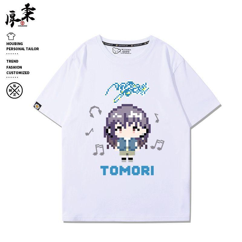 Anime BanG Dream Chihaya Anon Cosplay Printed Short Sleeve TShirt Casual Tee Fashion Vintage Shirts Versatile in Summer S