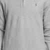 Polo Ralph Lauren FW23 Pony Embroidered Zip Collar Long Sleeve Knit Sweater Men Sweater Light-Gray 710920648-001