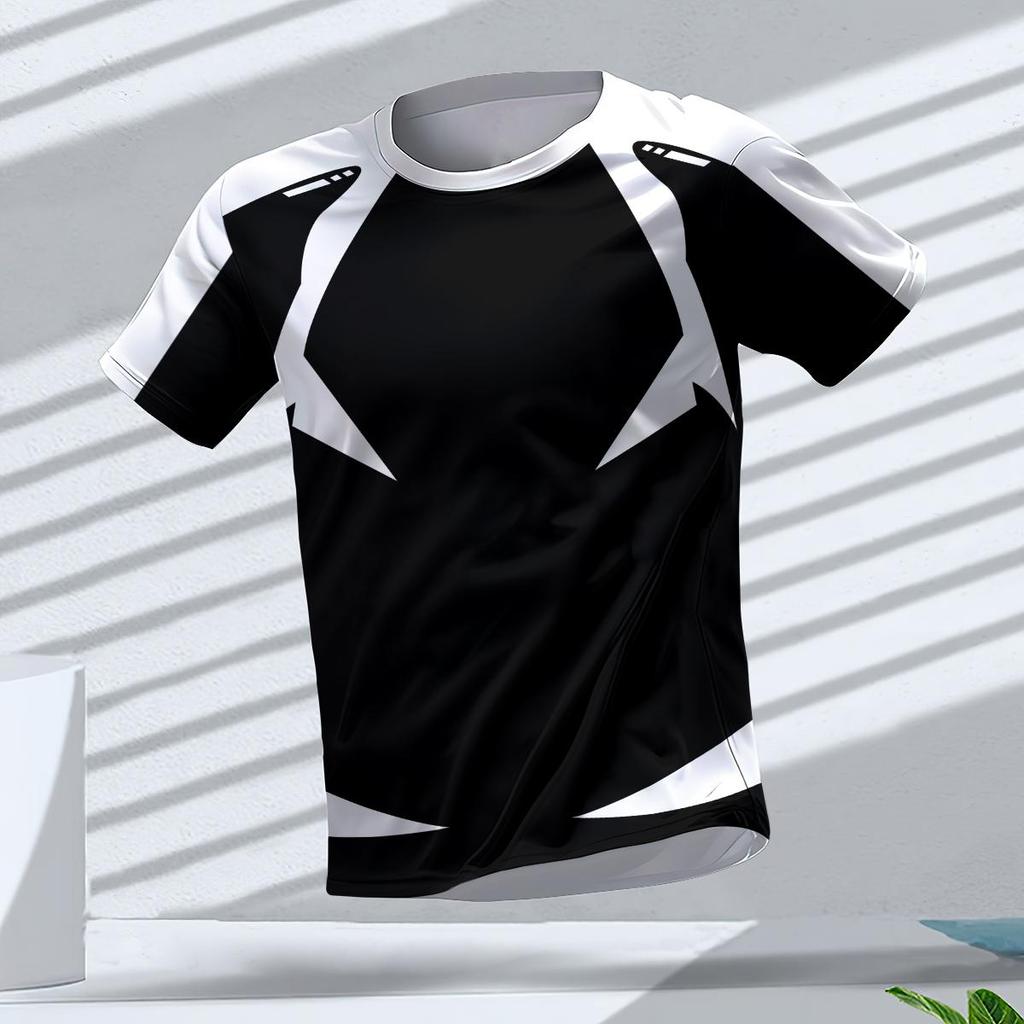 XXS-6XL Übergröße Herren T-Shirt Sommer Outdoor Freizeitkleidung T-Shirts Kurzarm Tops Tees Rundhals Trend Herren Pullover