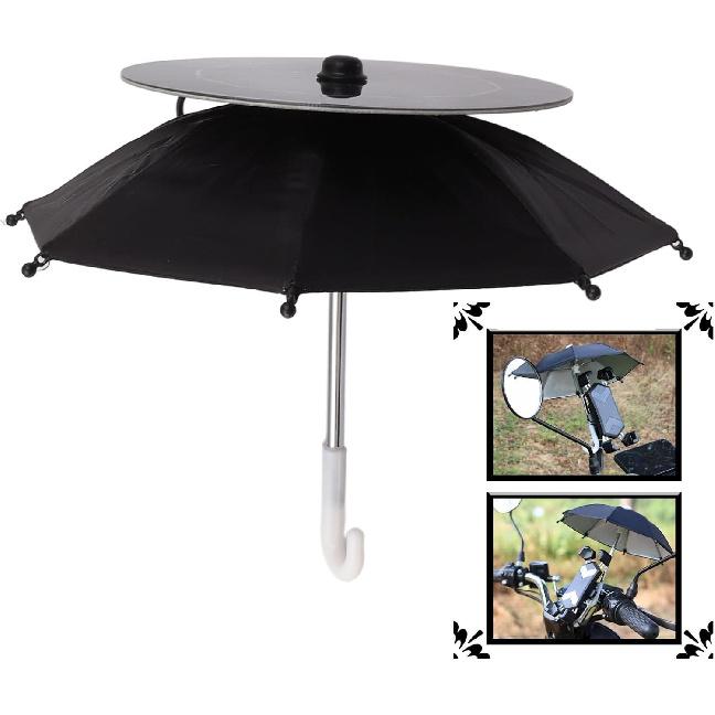 Topyond Phone Umbrella, 10W Solar Charger Sun Shade for Cell Phones, Suction Cup Stand, Outdoor Anti-Glare Protection, for Beach Travel and Outdoor
