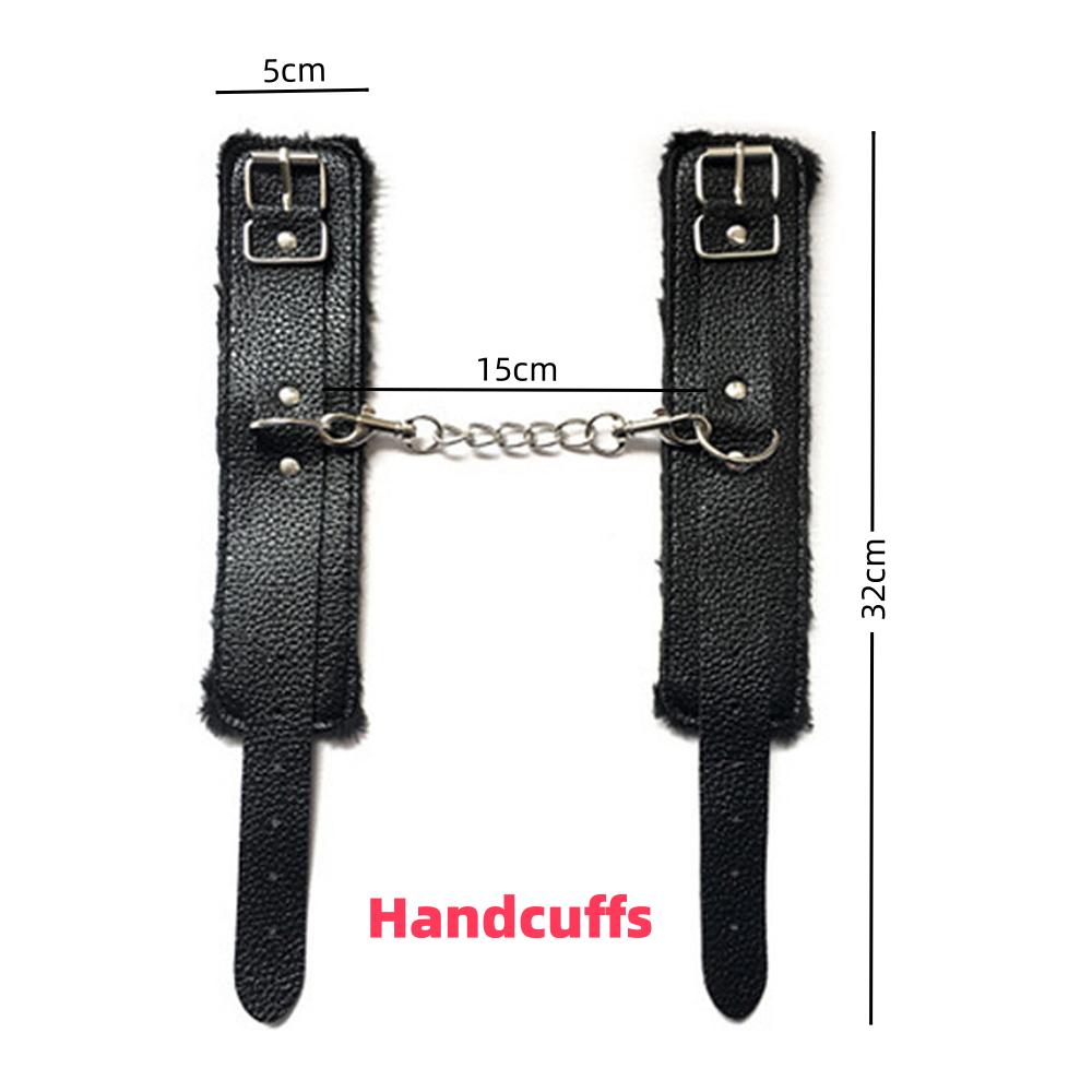 PU Leather Handcuffs Sex Bondage Restraints Wrist Hand Cuffs Product,Adult Game Toys for Women Men Products Bdsm