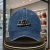 An Outdoor Casual Trendy Baseball Cap a Sporty Fashionable Snapback Hat with an American HeavyDuty Truck Pattern Unisex Suit