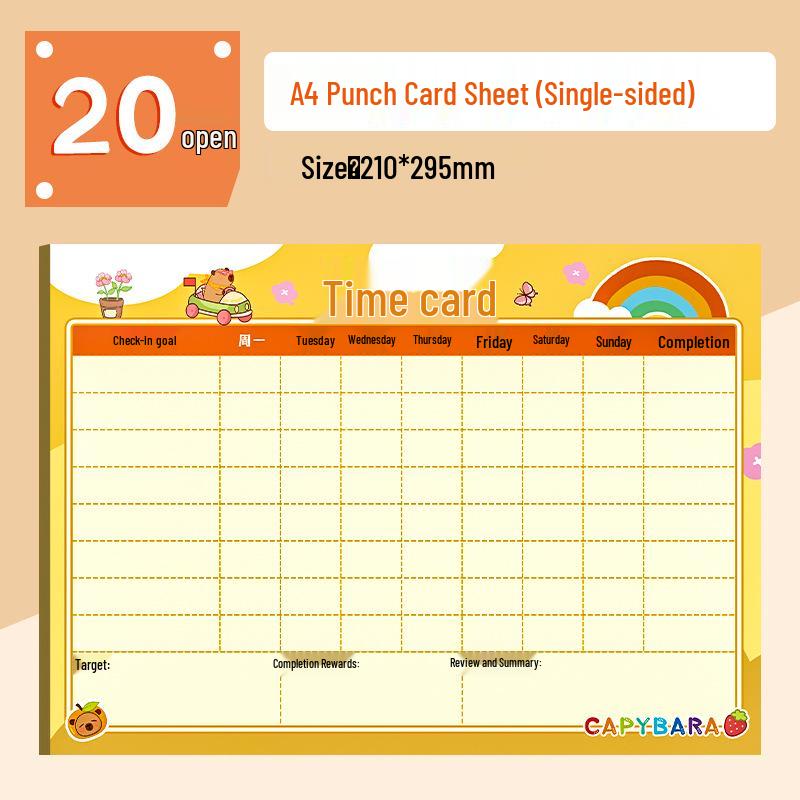 Student Self-Discipline Planner: Daily and Weekly Check-In & Holiday Management Sheet