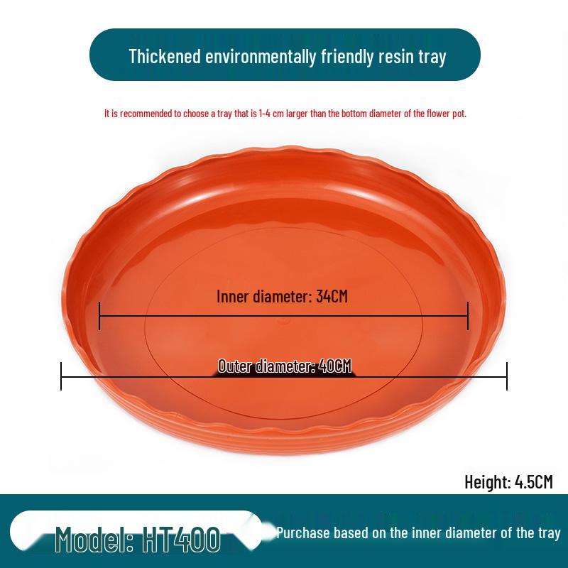 Large Round Plastic Flower Pot Tray for Succulents