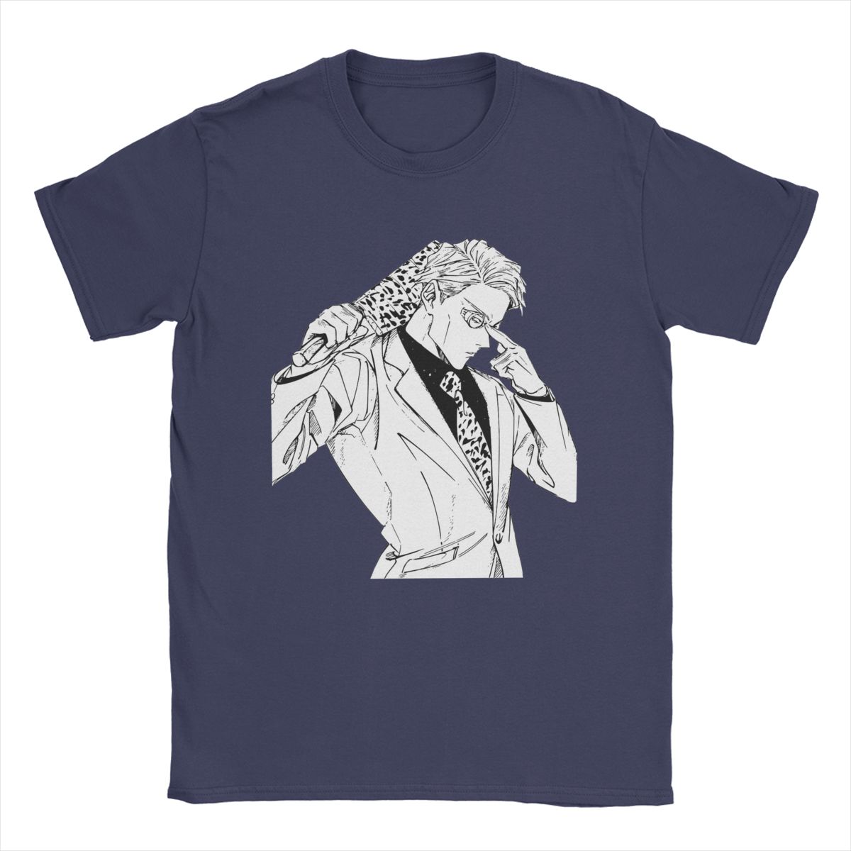 

Мужская футболка Kento Nanamiis JJK Anime Awesome 100% Хлопковая футболка с коротким рукавом Футболки с круглым вырезом Одежда 4XL 5XL XXXXXL темно-синий