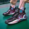 Junior High School Students Campus Sports Basketball Shoes Men's 2025 Summer Breathable Professional Competition Jogging Shoes Men's Marathon Shoes