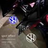 2026 Hot For Volkswagen VW 2pcs HD Led Welcome Light Car Door Projector Lamps For Volkswagen VW Polo Golf T5 Caddy T4 Touran GTI