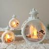 Vintage Weihnachts Nachtlicht Ornamente – Festliche Leuchtende Fensterdekoration & Schreibtischdekoration