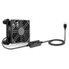 USB 8cm Cooling Fan DC5V Low Power Consumption Adjustable Speed  Single/Double Fan For Home And Office Use