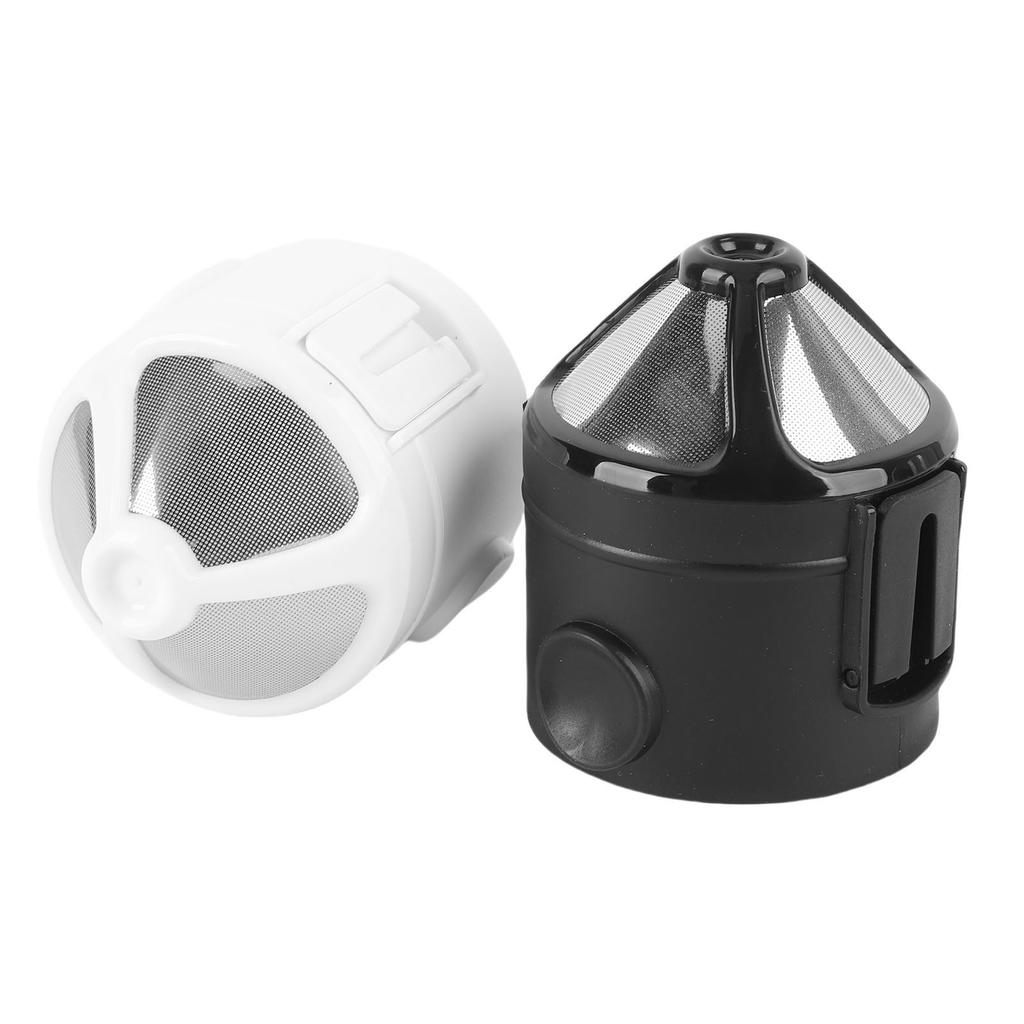 2 Seturi Filtru Cafea Pour Over 304 Oțel Inoxidabil Pliabil Reutilizabil Filtrare Eficientă Filtru Cafea pentru Călătorii Camping Acasă