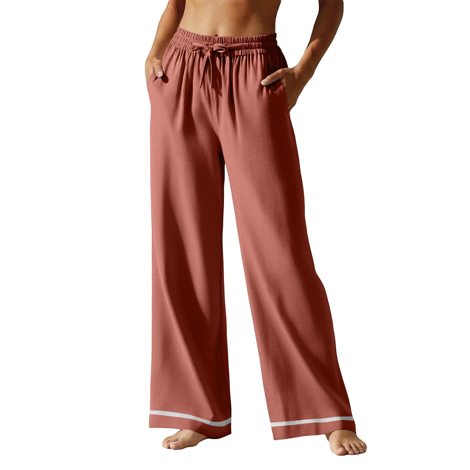 

Women s Casual Loose Pants Straight Wide Leg Pants Casual Pants S