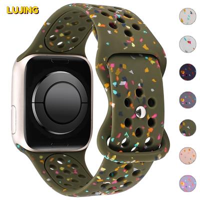 רצועת סיליקון רכה עבור Apple Watch Ultra 2 רצועה 49 מ"מ 44 מ"מ 45 מ"מ 42 מ"מ 41 מ"מ 40 מ"מ צמיד עבור Iwatch סדרה 9 8 7 6 SE 5 4 Correa