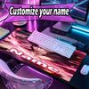Custom Name Personalized Demon Slayer Pattern Mousepad, Laptop PC Desk Mat, Decorative Desk Mat for Home Keyboard Pad Gift