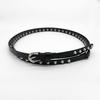 New Women's Versatile Casual Bucket Nailed Thin Belt Rivet Punk Denim Belt