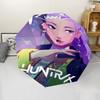 1 pièce KPop Demon Hunters RUMI4 Parapluie, Protection Solaire et Protection UV. Il a huit nervures robustes pour une utilisation en extérieur et est un cadeau parfait