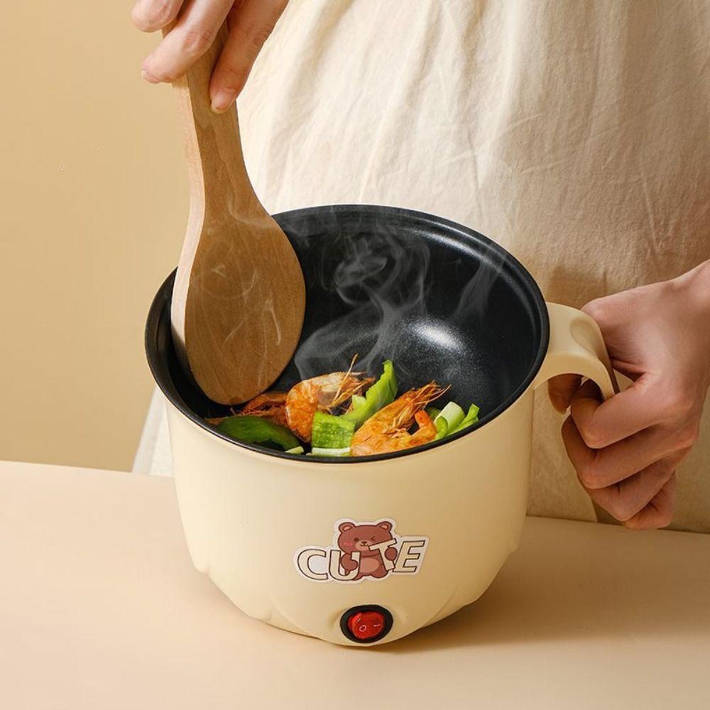 Anti Scalding Non-stick Electric Cooker Dry Boil Protection Non-stick Hot Pot  Dormitory