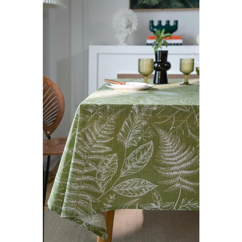 

Waterproof Tablecloth Modern Concise StylePattern, Rectangular Polyester Home picnic Decor Kitchen Living Room Wedding Party 60x60cm