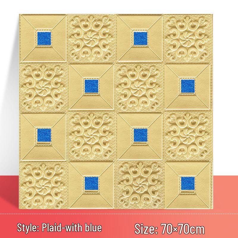 3D Waterproof Self-Adhesive Bedroom Wallpaper for Home Decoration