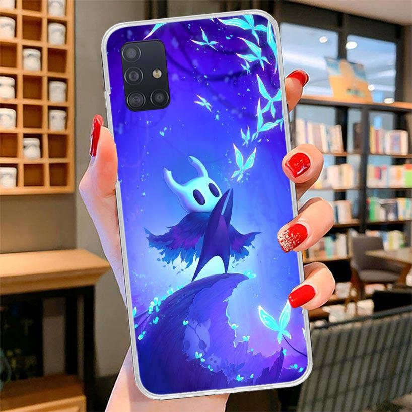 Hollow Knight Cartoon Cover Phone Case For Samsung Galaxy A12 A22 A32 A52 A72 A02S Phone Case Note 20 Ultra 10 S10 Plus A51 A71
