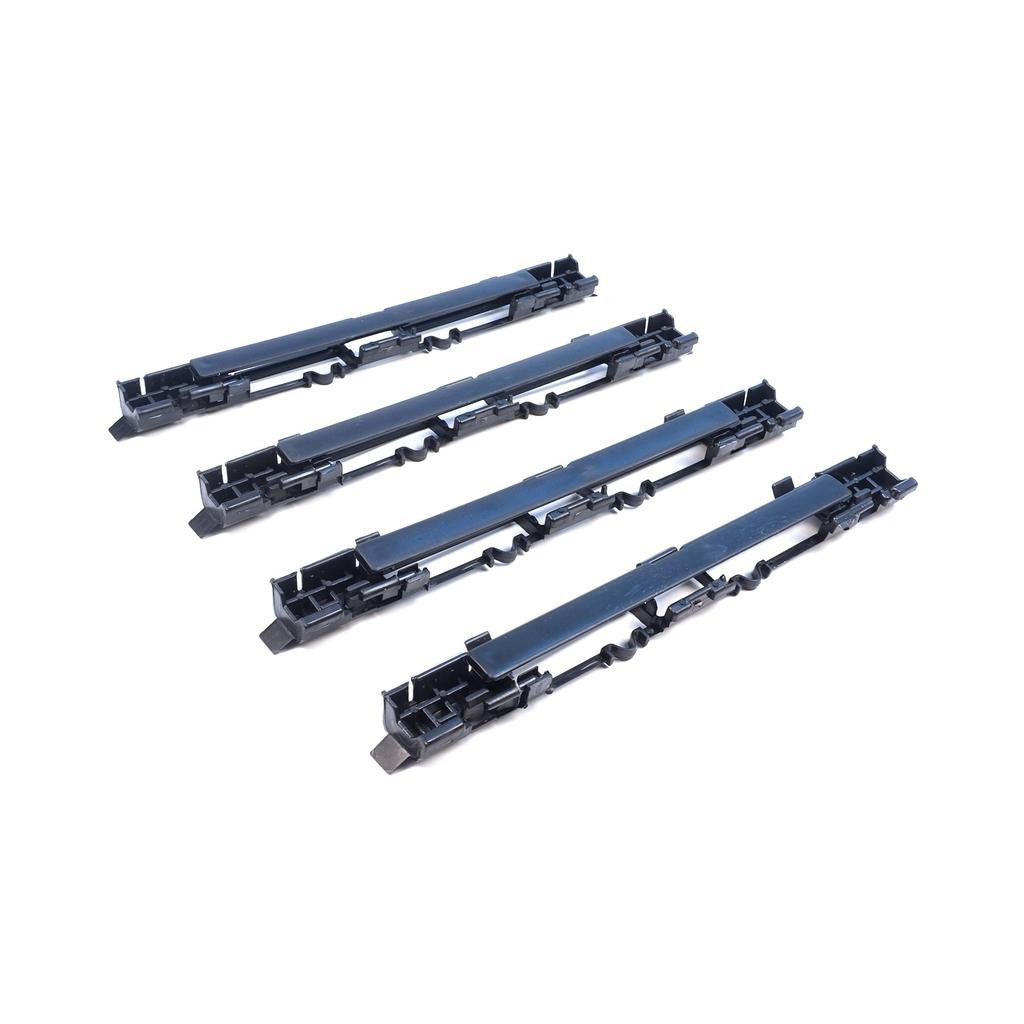 ESR537-1 4 Pieces Roof Rail Trim Strip Carrier Cover Rack Plug Lid for Vauxhall Opel Astra H 2004-2014 Zafira B 2005-2015 5187877 5187878