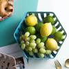 5Pcs Hollowed Out Fruit Basket Creative Snack Storage Basket Kitchen Drain Basket Multifunctional Fruit and Vegetable Basket