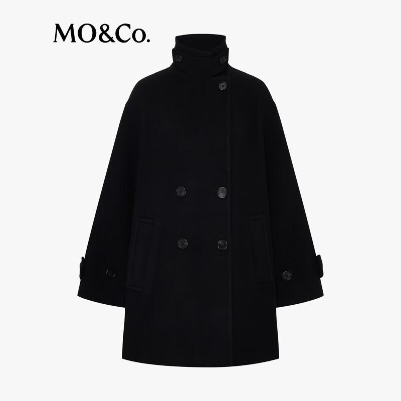 MO&Co. Women's Pure Wool High-Neck Sweater
