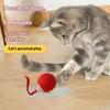 Interactive Cat Rolling Ball Super Drive Cat Rolling Balls Motion Activated Sensor Pet Kitten Teaser Game Toys
