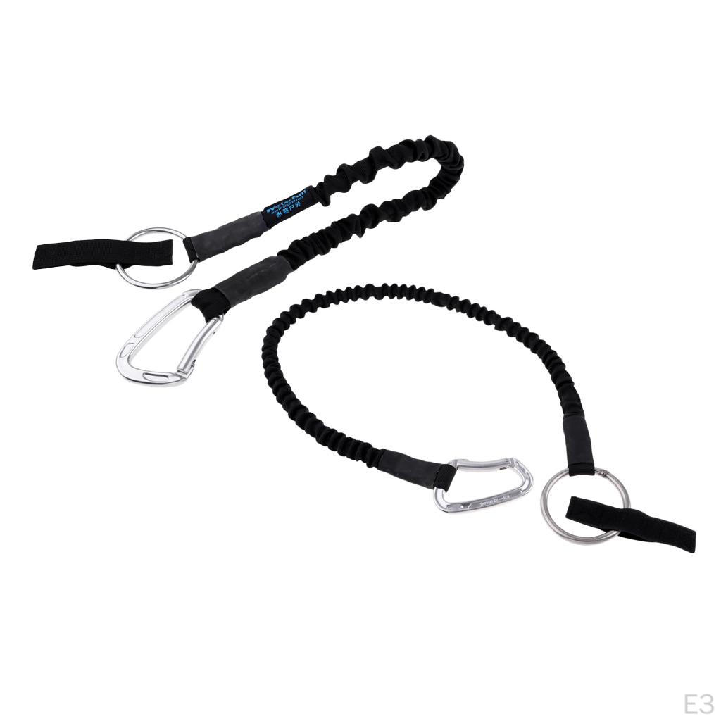 Safety Lanyard Shock Absorbing Fall Rope - 85cm