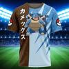 2025 New Pokemon Japan Anime Tees Cosplay Men's Hip Hop Print Fashion Casual T-shirt Kid Quick Dry Streetwear T-shirt