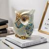 Luxury Animal Statue Resin Miniature Figurine Sculpture Crafts Owl Ornament  Cabinet