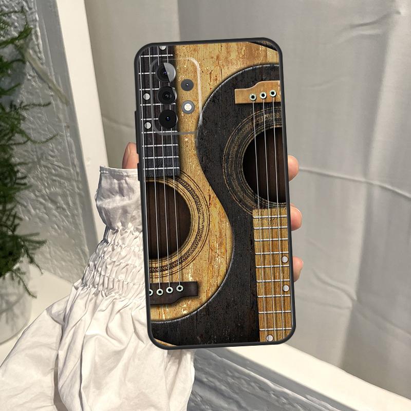 Guitar Music Case For Samsung Galaxy A15 A35 A55 A54 A34 A14 A13 A23 A33 A53 A52 A32 A12 A56 A36 A16 A17