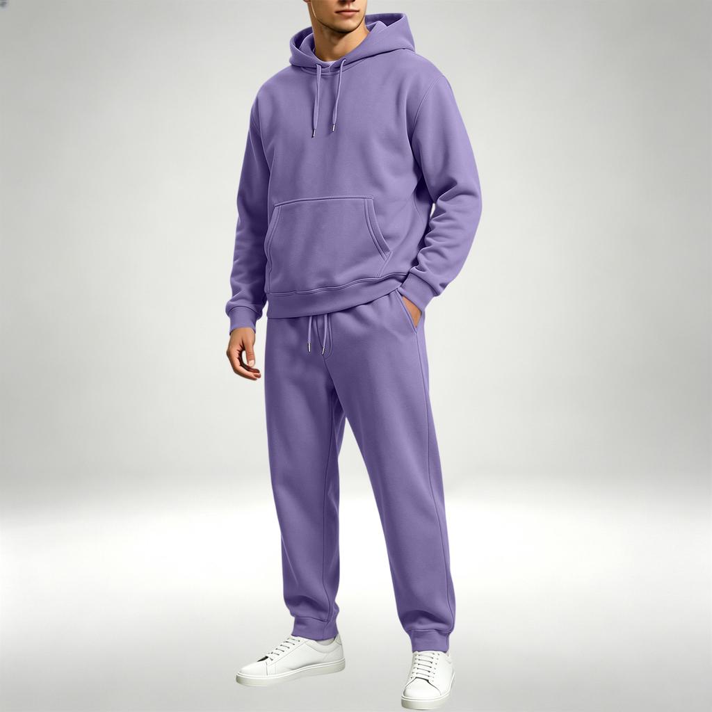 Herren Pullover Hoodie Sweatshirt Set für sportliche Freizeitkleidung