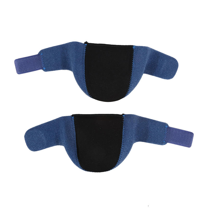 1Pair Silicone Heel Pads Shock Absorption Relieve Leg Pressure Adjustable Anti Slip Strap Foot Care Insoles For Walking Standing