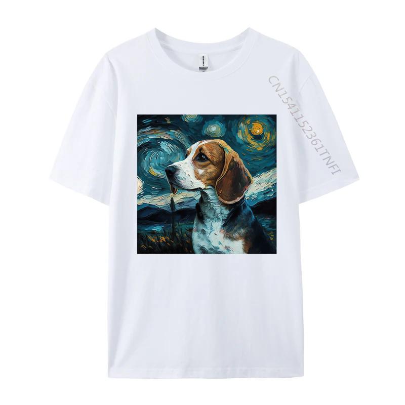 

Beagle Dog Post Impressionist Tshirts 100 Cotton T Shirt Men Customized Tops Tees Plain T Shirts Wholesale S