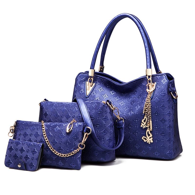 Fashionable One Shoulder Oblique Straddle Portable Simple Handbag Package Women's Bag