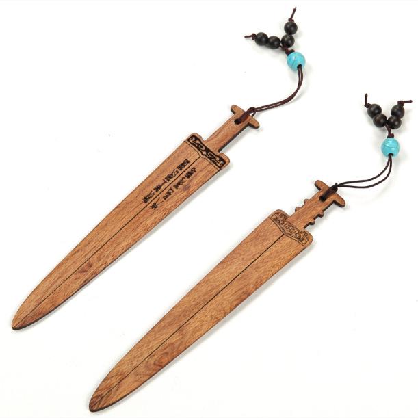 Chinese Style Rosewood Pipa Bookmark - Classical Musical Instrument Design for Teacher s Day Gift.