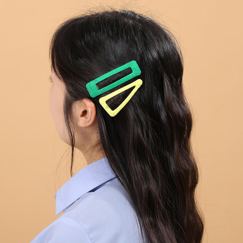 Треугольная шплинт-защелка, набор из 2 штук (флуоресцентный желтый + зеленый)