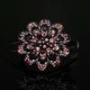 Retro Bun Hairpin with Three Teeth for Gripping. Fashionable Style Flower-shaped Three-toothed Duckbill Hairpin.