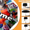 Custom Name Personalized DRAGON BALL Print Umbrella, Auto Open Close, 8‑Rib Sturdy Frame, Commute Camping Hiking Use, Birthday Gift