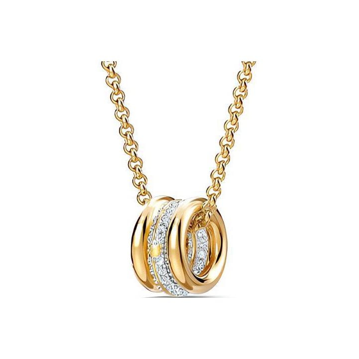 Swarovski Stone Multi-Metal Pendant Necklace Women necklace Gold 5523989