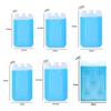 Reusable Ice Crystal Box Blue Picnic Cooler Box New Ice Box  Air Conditioning Fan