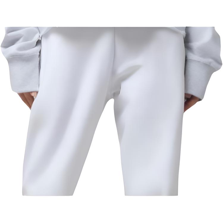 We11done Solid Color Straight Leg Pocket Casual Pants Women pants White WD-TA0-21-513-W