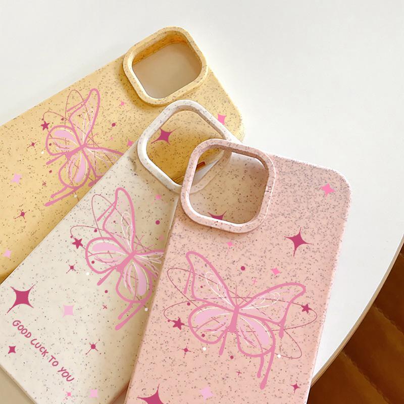 Mobile Phone Cases for iPhone 11 13 XR 15 Pro Max 12 14 Pro Max Case iPhone 16 7 Plus 8 Plus XS Max Degradable and Environmentally Friendly Anti-fall