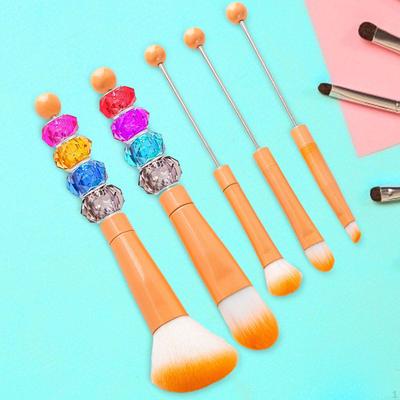 5x Makeup Brushes Set Make Up Brush Tool Gifts Professional Angled DIY Beauty Beadable
