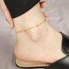 Exquisite Double Layer Snake Bone Anklet for Women – Luxury Titanium Steel Design, Perfect Gift for Besties