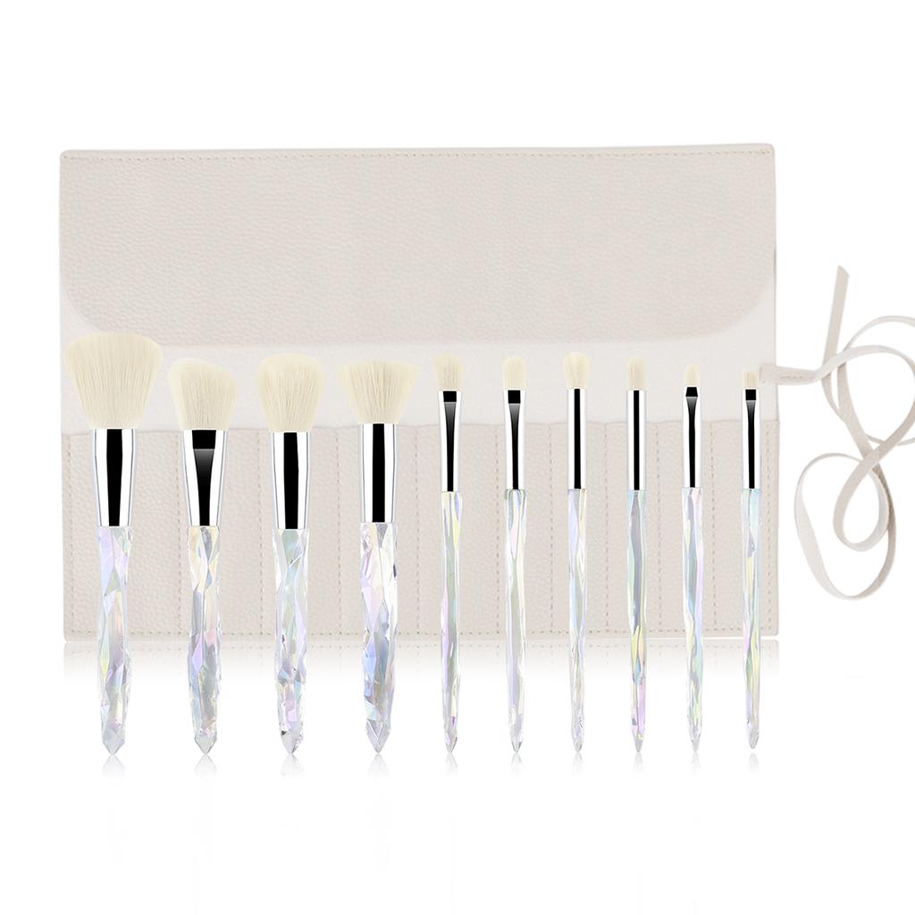 Roll Up Makeup Brush Holder, Makeup Brush Organizer, Travel Makeup Brushes Bag Cosmetic Bags Pouch For Women Eyebrow Brushes