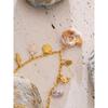 Yhpup Starfish Shell Resin Dolphin Conch Charms Pendant Trendy Necklace for Women Stainless Steel Ocean Series Golden Jewelry