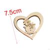 10 Pieces Unfinished Wooden Cutouts Christmas Tree Decoration Hanging Unpainted DIY