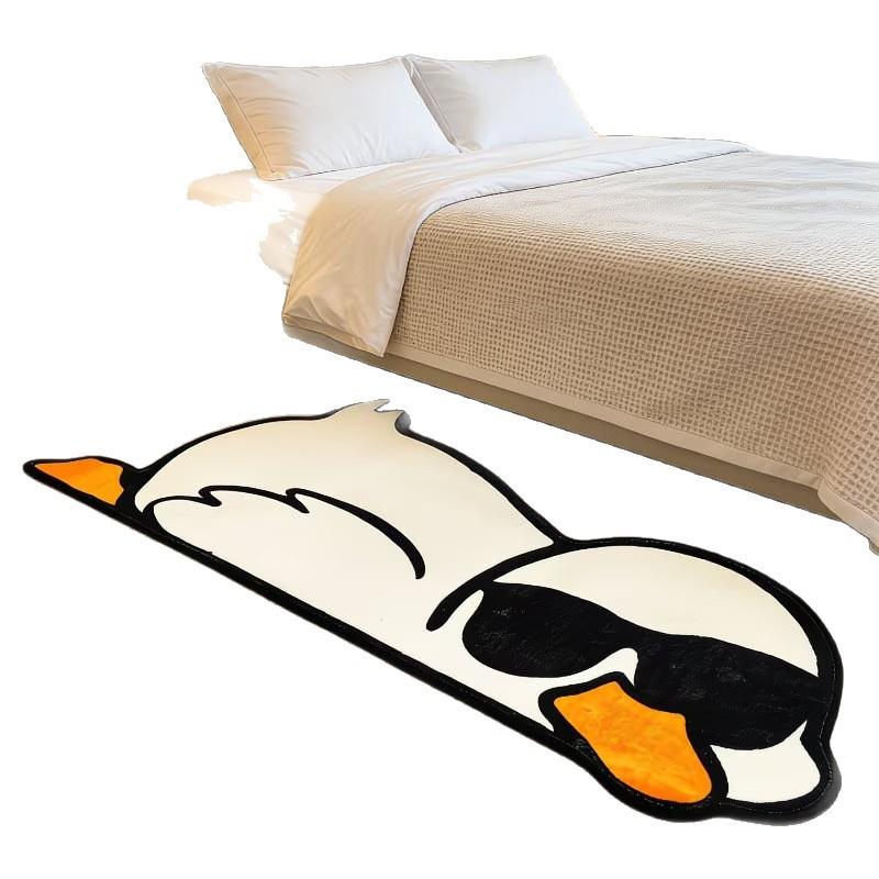 Animal Special-shaped Imitation Cashmere Floor Mat Bedroom Thickened Skin-friendly and Easy To Take Care of Bedside Blanket