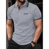 Men's Polo Shirt Is Breathable, Sweat Absorbing, Casual, and Simple, with Men's Letter Printing
